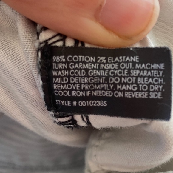 Club Monaco Black and White Striped Skinny Pants - Picture 8 of 8